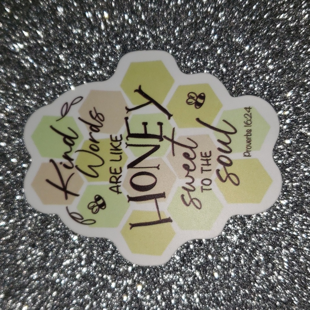 PROVERB WATERPOOF Sticker quote